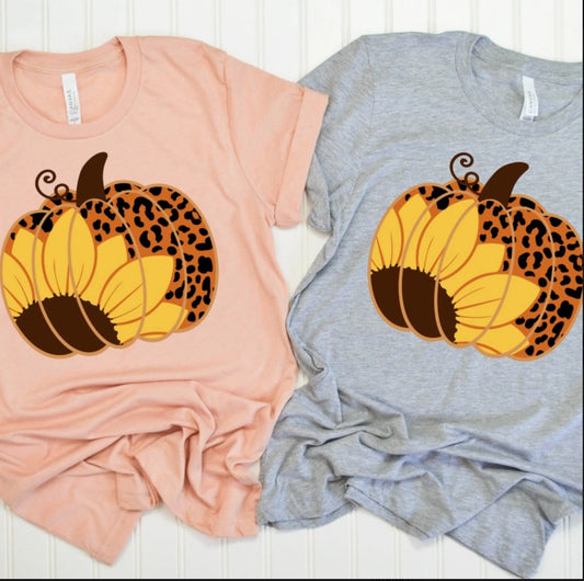 Pumpkin with Sunflower