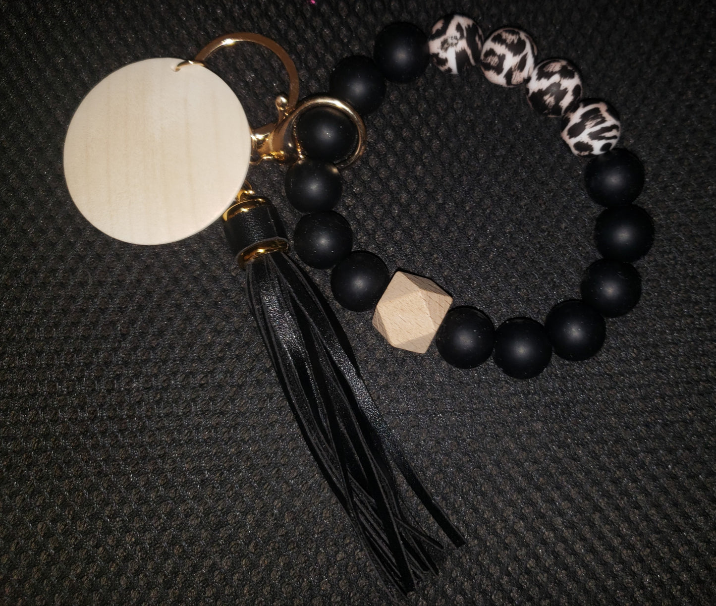 BEADED WRISTLET KEYCHAIN