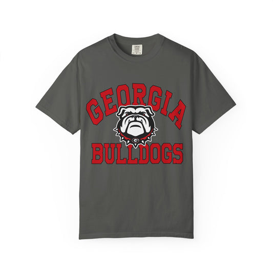 Georgia Bulldogs T-Shirt — Vintage Collegiate Bulldog Logo Tee