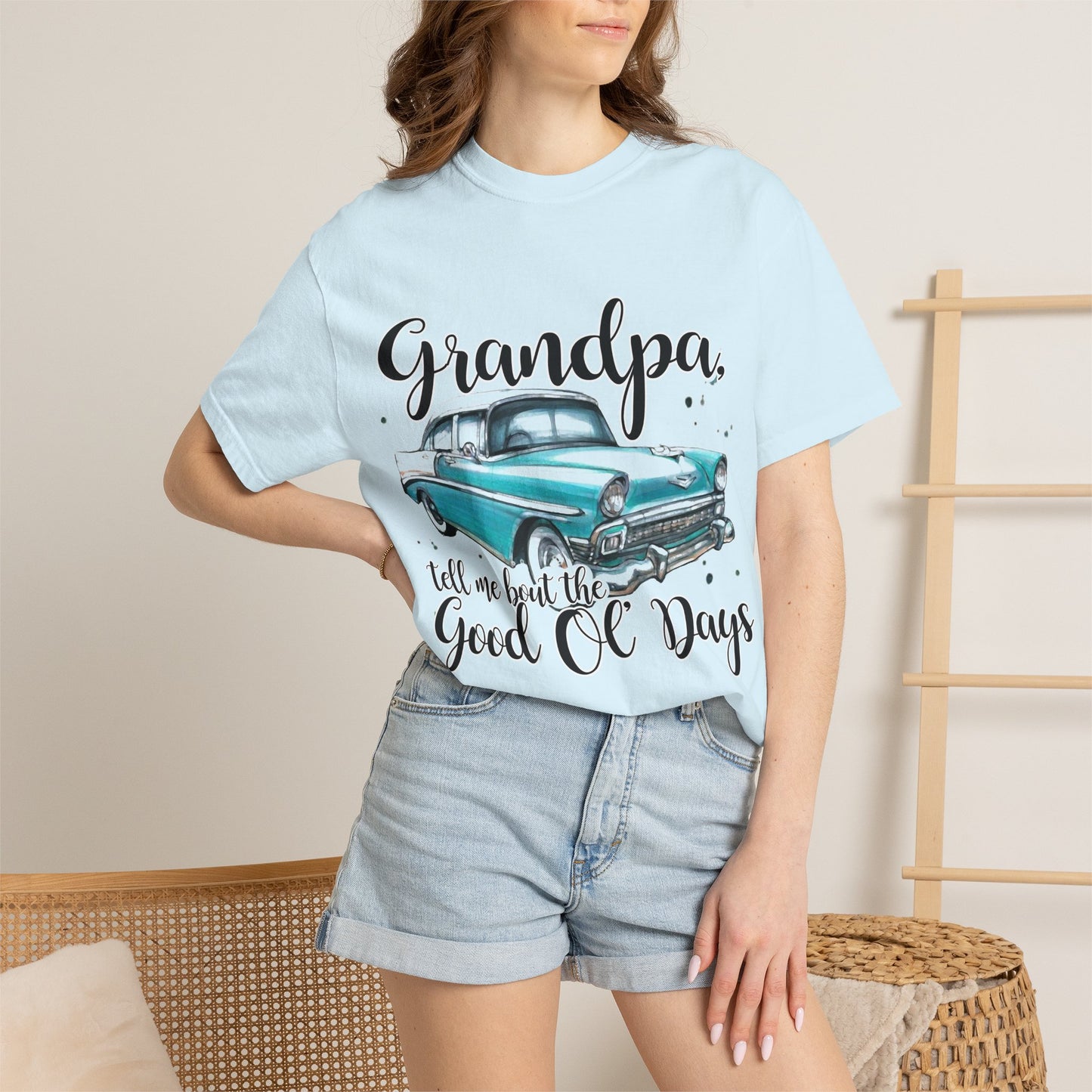 Grandpa "Good Ol' Days" Classic Car T-Shirt
