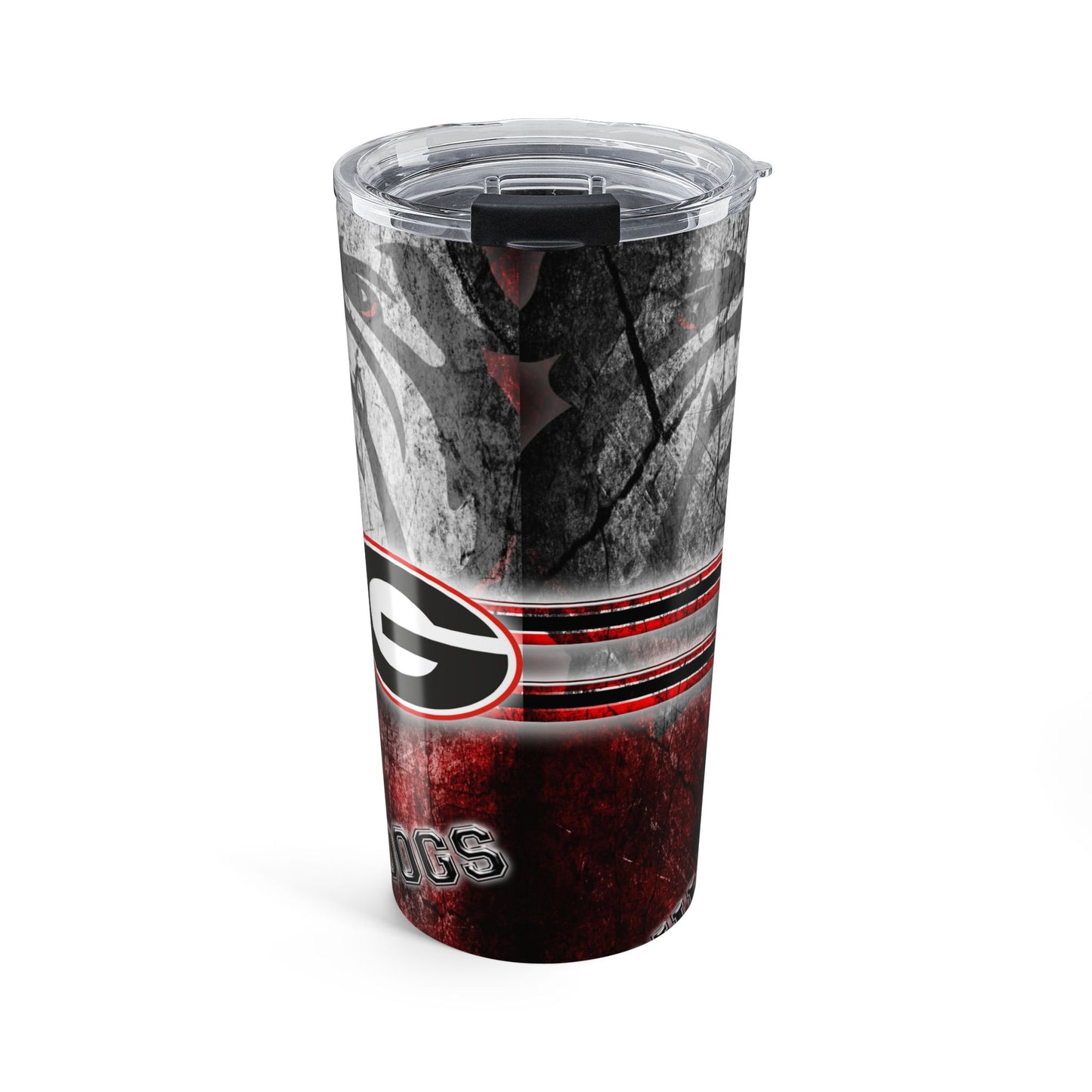 Georgia Bulldogs 20oz Travel Tumbler - Camo Red Team Logo Insulated Cup