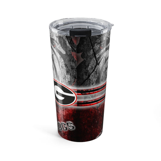 Georgia Bulldogs 20oz Travel Tumbler - Camo Red Team Logo Insulated Cup