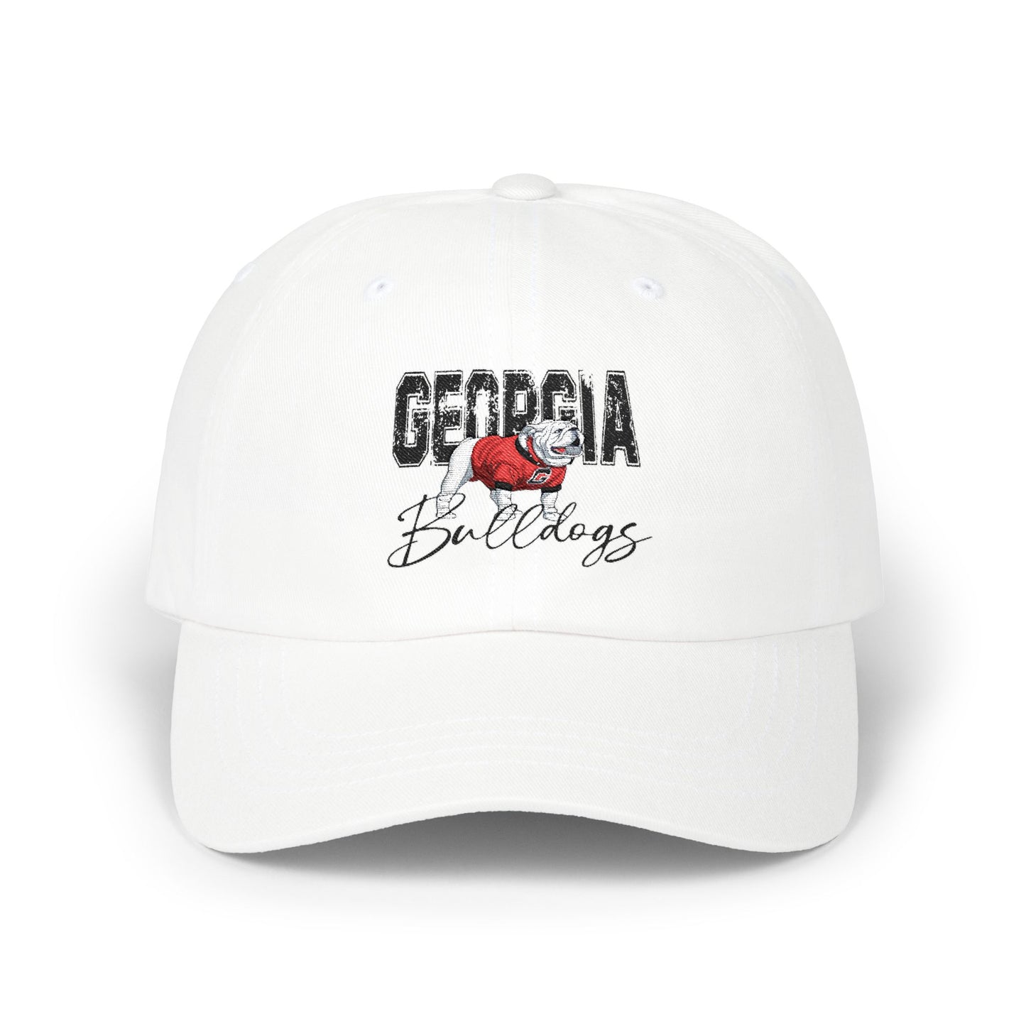 Georgia Bulldogs Dad Cap — Classic Embroidered College Baseball Hat