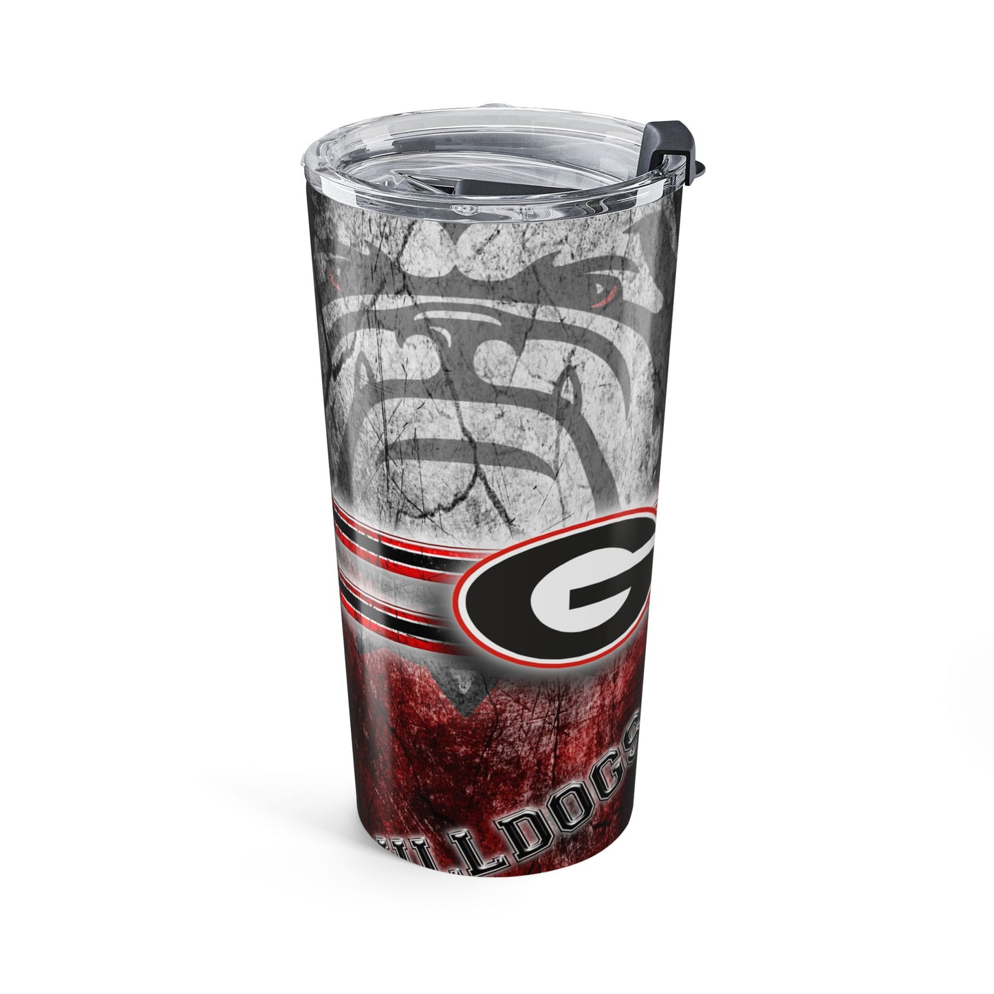 Georgia Bulldogs 20oz Travel Tumbler - Camo Red Team Logo Insulated Cup