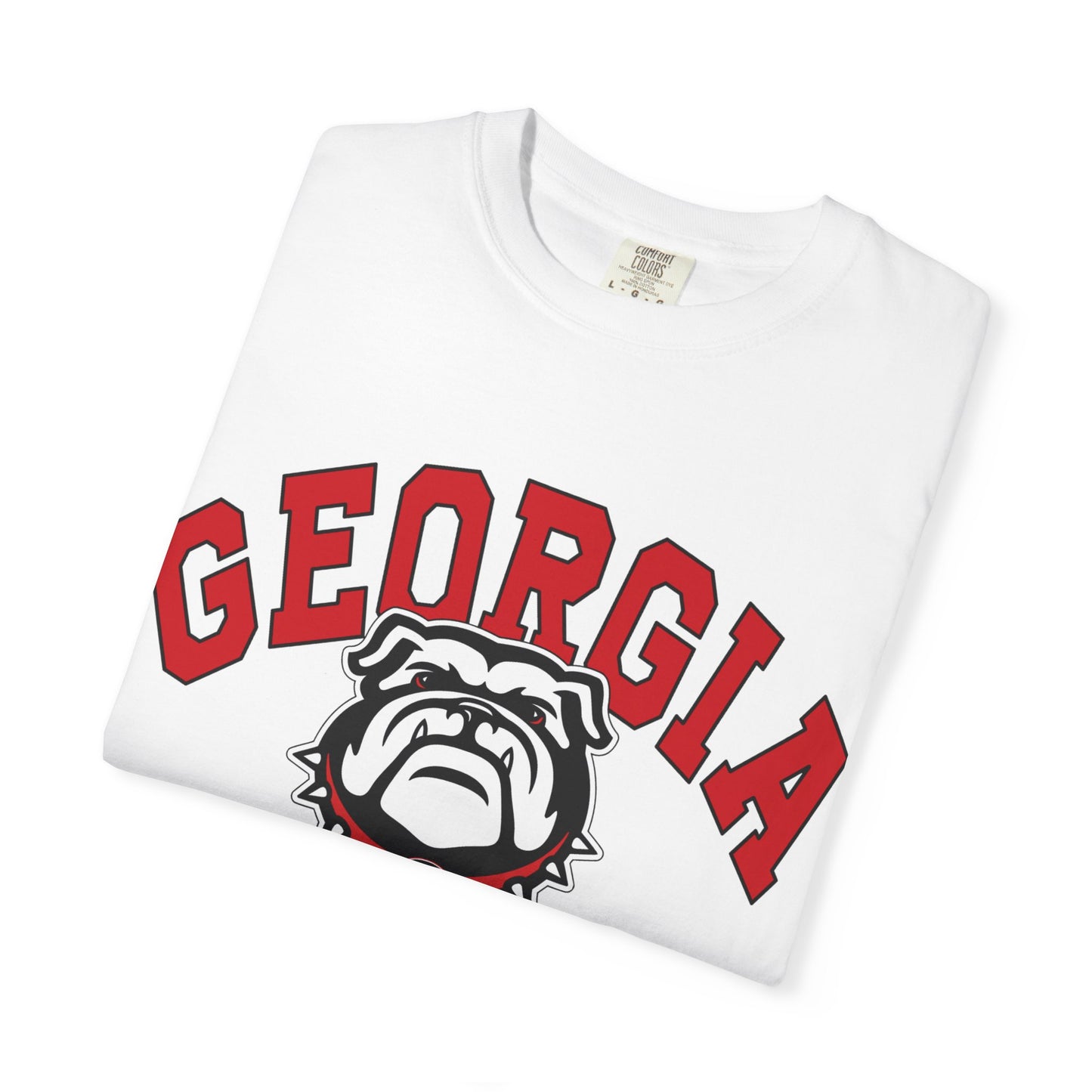 Georgia Bulldogs T-Shirt — Vintage Collegiate Bulldog Logo Tee