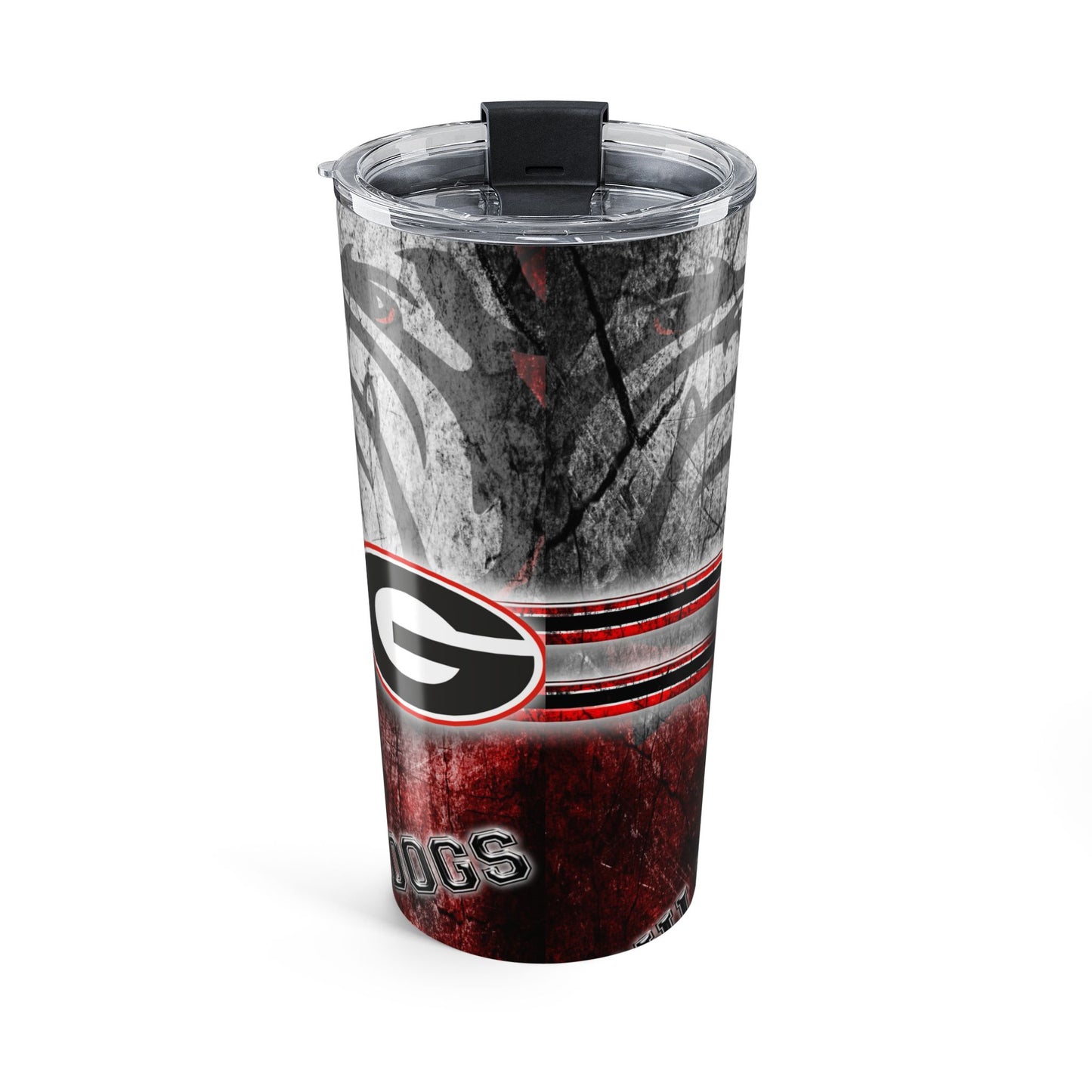 Georgia Bulldogs 20oz Travel Tumbler - Camo Red Team Logo Insulated Cup