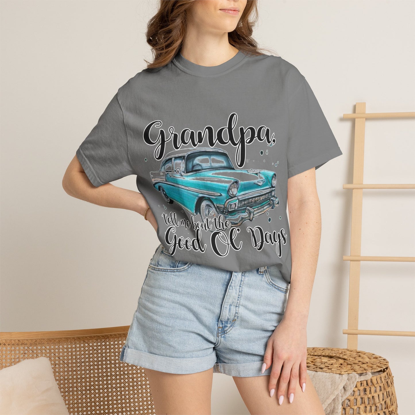 Grandpa "Good Ol' Days" Classic Car T-Shirt