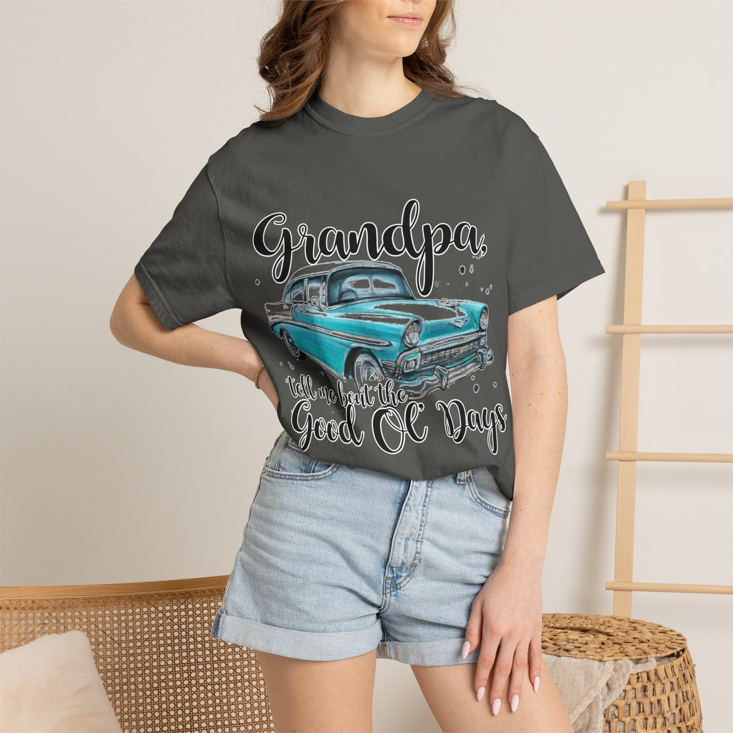 Grandpa "Good Ol' Days" Classic Car T-Shirt