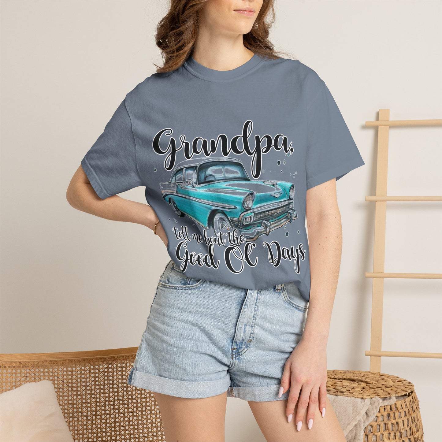 Grandpa "Good Ol' Days" Classic Car T-Shirt