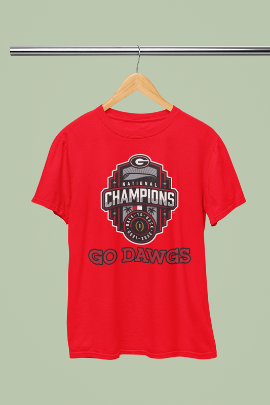 Bulldogs Back to Back National Champs Shirt