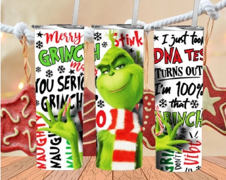 Grinch Christmas 20 oz. Tumbler