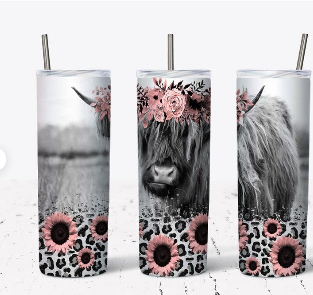 Highland Cow 20 oz. Tumbler