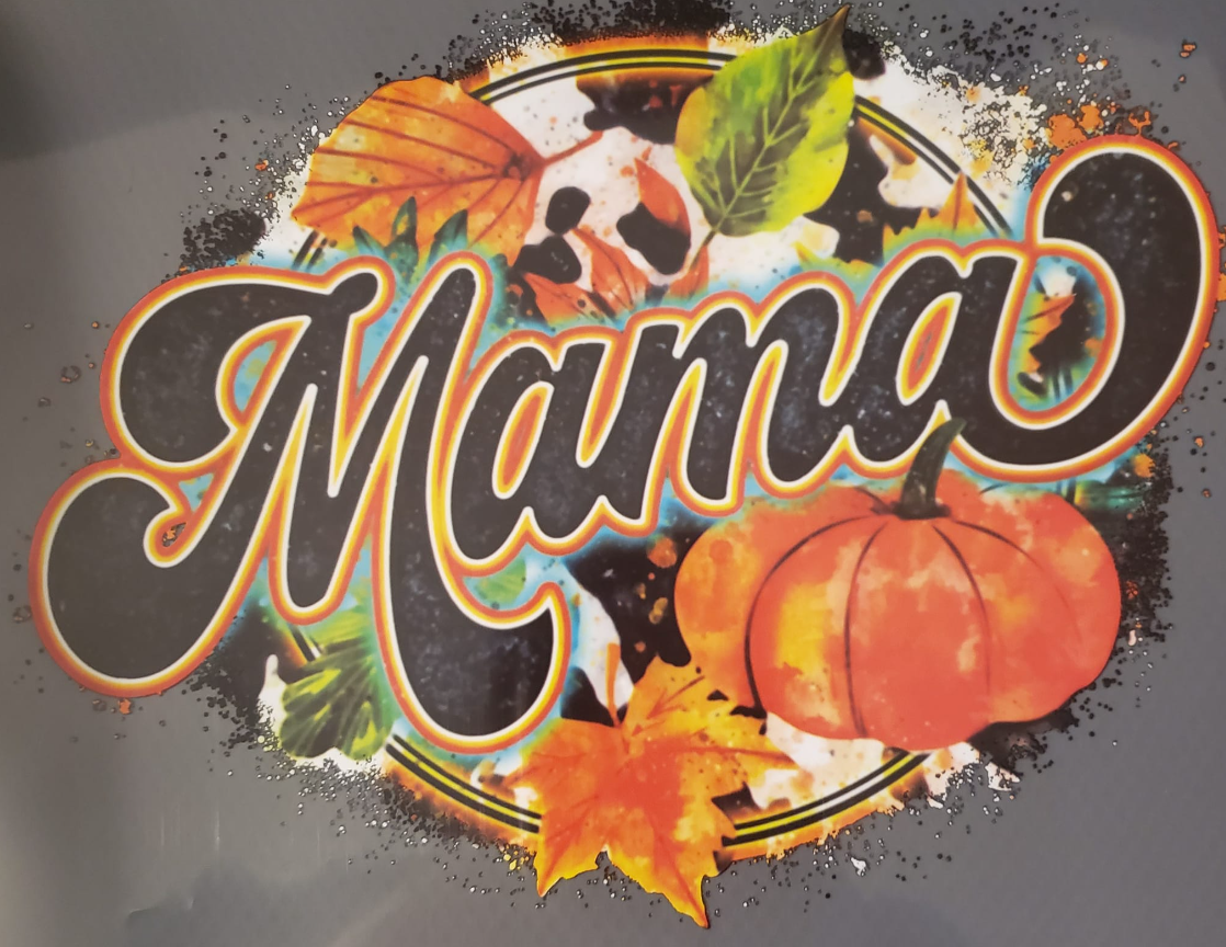 Mama Colorful Fall Print