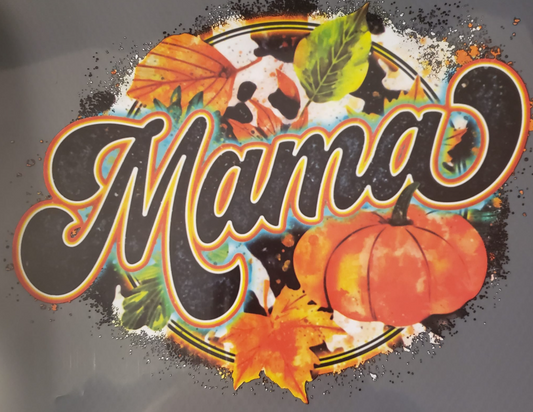 Mama Colorful Fall Print