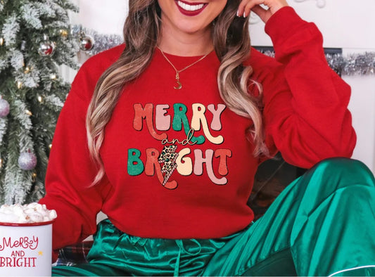 Merry and Bright Colorful Print