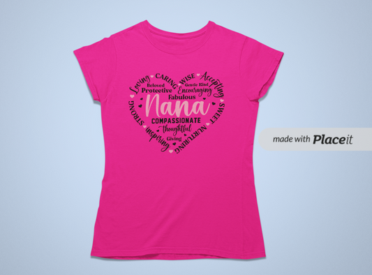 Nana Words Heart