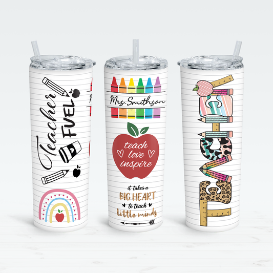 Teacher Fuel 20 oz. Tumbler