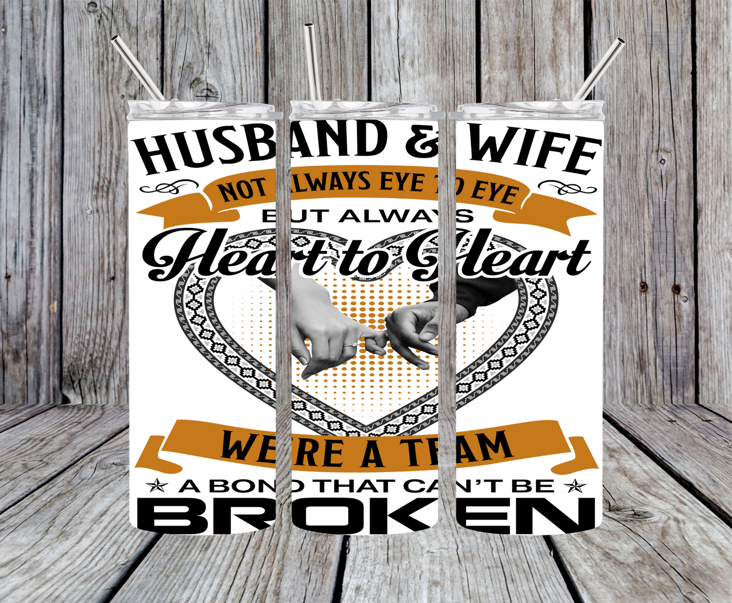 Husband and Wife 20 oz. Tumbler