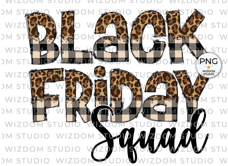 Black Friday Squad Leopard Print