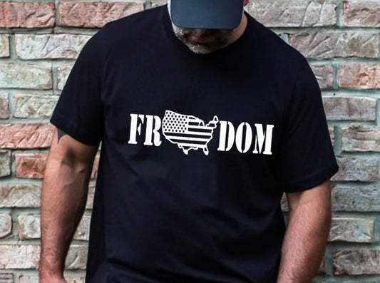 Freedom White Print