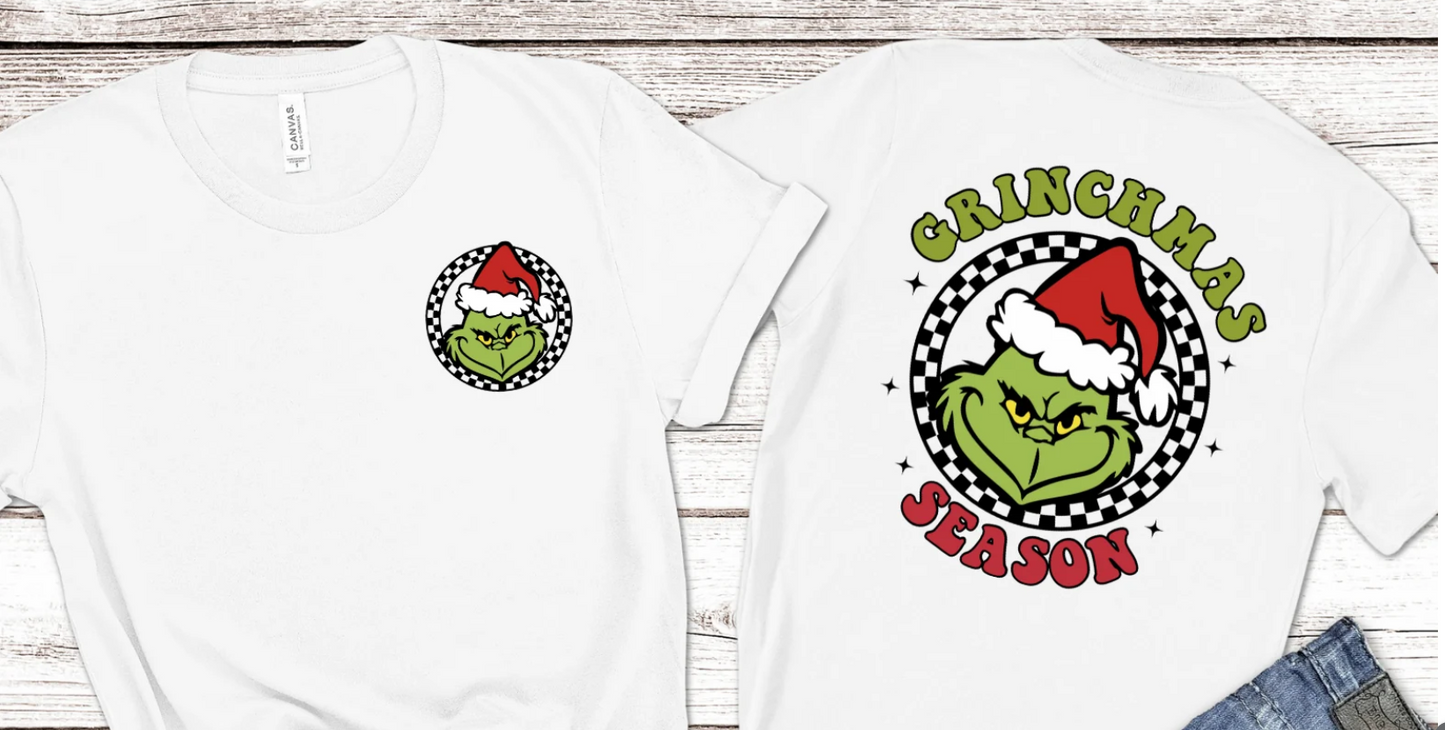 Grinchmas Season Front and Back Print