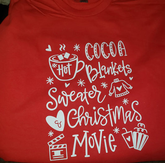 Hot Cocoa Blankets Sweater Christmas Movie