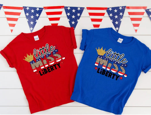 Little Miss Liberty Kids Shirt