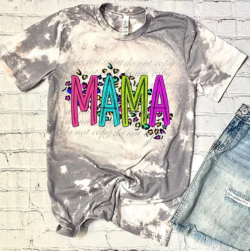 Mama Colorful Leopard Print