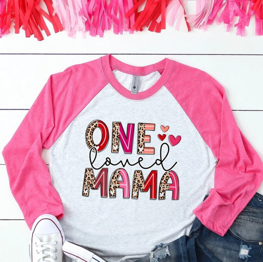 One Loved Mama Colorful Print