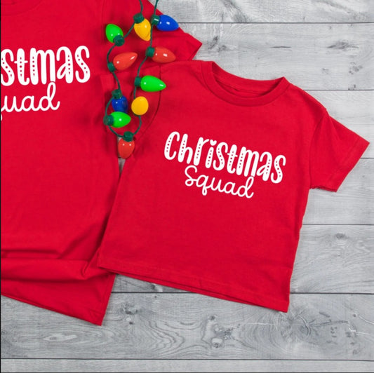 Christmas Squad White Kids Print