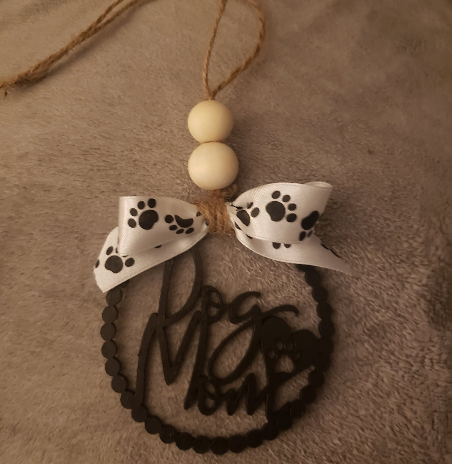 Dog Mom Car Charm