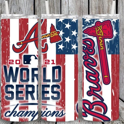 Braves World Series Champs 2021 20 oz. Tumbler