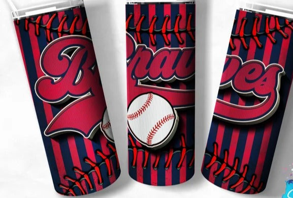 Braves with baseball 20 oz. Tumbler