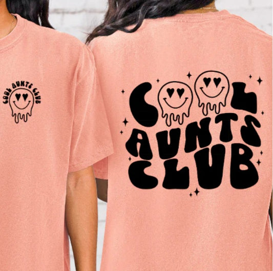 Cool Aunts Club Black Print