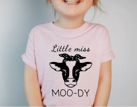Little Miss Moody Kids Shirt