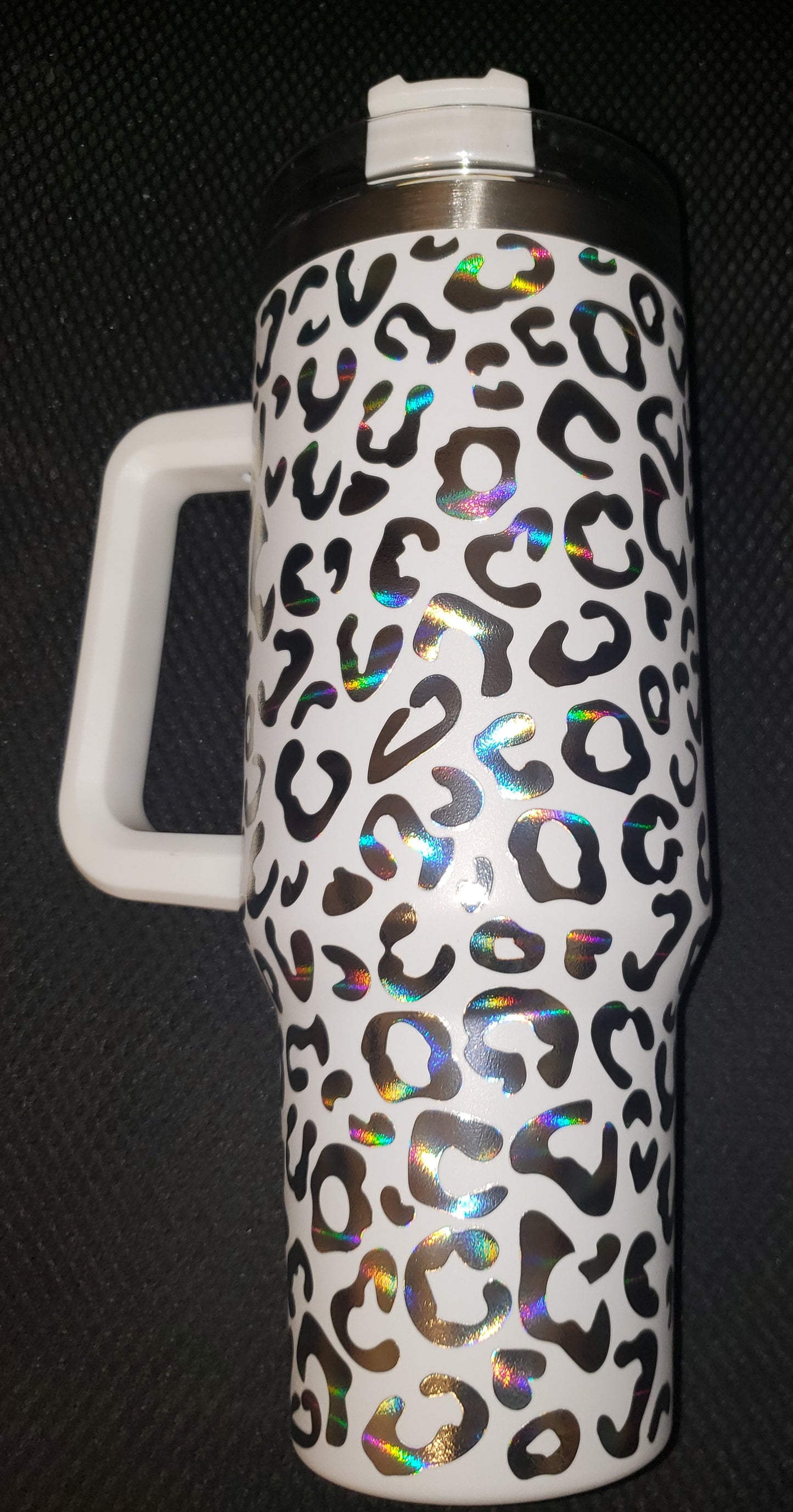 Iridescent Cheetah Print 40 oz. Tumblers