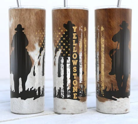 Cowboys on Horses 20 oz. Tumbler